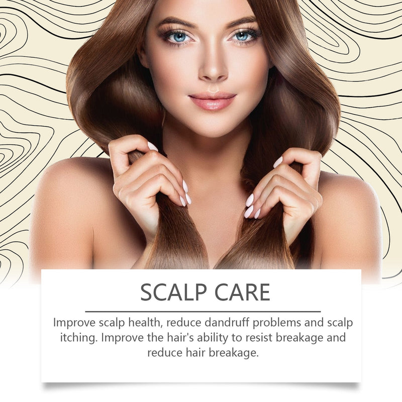 Herbal Hair Growth Oil, Prevent To Take Off The Thick Hair Essence Thick Hair Growth Liquid Dropping Essence Nourishing Repair Hair Relieve Dry Short-Tempered Hair Meek