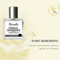 Roxelis Vanilla Amber Eau De Toilette Natural Fresh Light Elegant Stay Fragrance Daily Dating Charm Niche Perfume Carry