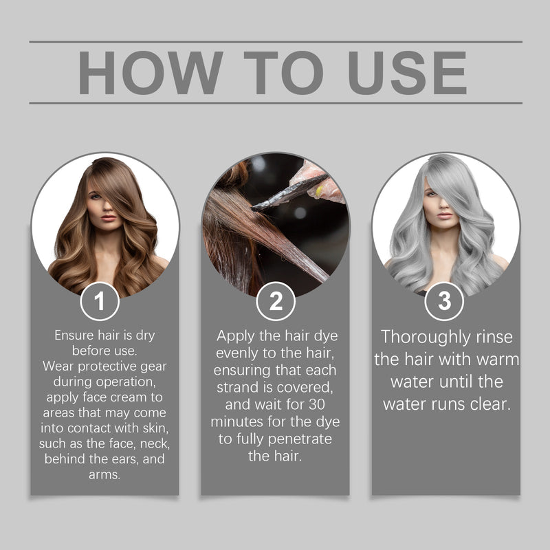 Grey Hair Cream Moisturizes Hair For A Long Time