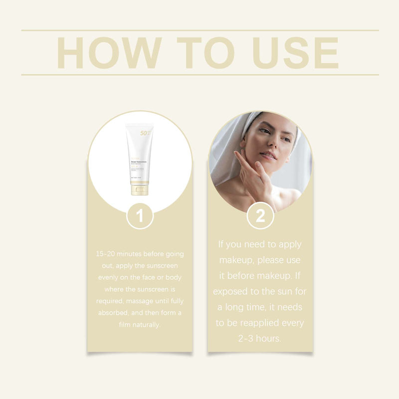 OUHOE Gentle Moisturizing Protective Cream, For Outdoor Protection Moisturizes Fresh And Lightweight Texture For Daily Commuting Isolation Protection