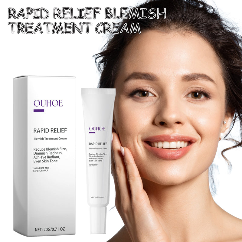 Rapid Relief Blemish Treatment Cream, Repair Dark Spots Dull Moisturizing And Brightening Beauty Cream