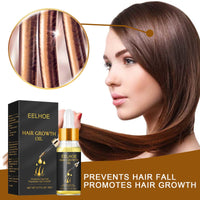 EELHOE Hair Growth Oil, Strengthens And Strengthens Hair Essential Oil Softens And Moisturizes Hair And Thickens Hair Nutrient Solution