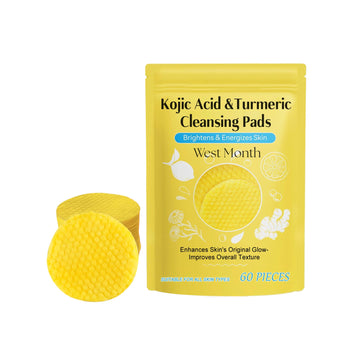 Turmeric Acid Cleaning Pad Brightening Cleaning Gentle Moisturizing Nourishing Care Cleansing Pad