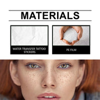 Makeup Patches, Waterproof And Sweat Resistant Long-Lasting Natural Freckles Makeup Stickers