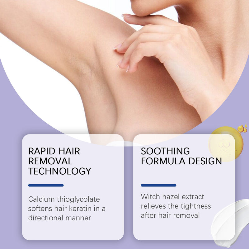 Jaysuing The Body Hair Removal Cream, Gently Removes Hair, Cleanses And Soothes The Skin, Making It Moist, Smooth And Convenient For Hair Removal Care