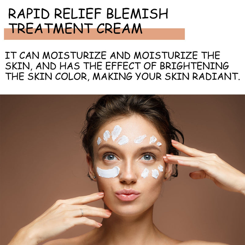 Rapid Relief Blemish Treatment Cream, Repair Dark Spots Dull Moisturizing And Brightening Beauty Cream