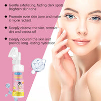 Kojic Acid Turmeric Mousse Cleanser Moisturizes And Locks Water Temperature And Cleanses Clear And Clear Skin Foam Cleanser