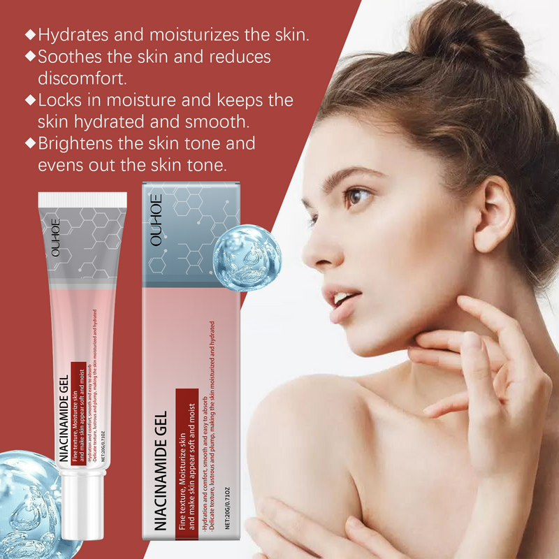 OUHOE Nicotinamide Gel Moisturizes Soothing Firming Skin Hydrating Hydrating Facial Moisturizing Gel