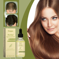 Herbal Hair Growth Oil, Prevent To Take Off The Thick Hair Essence Thick Hair Growth Liquid Dropping Essence Nourishing Repair Hair Relieve Dry Short-Tempered Hair Meek