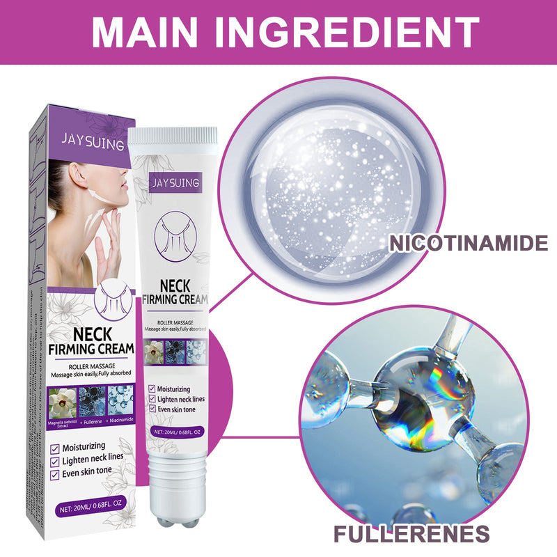 Roller Neck Cream, Reduces Neck Lines And Lifts Brightening Skin Neck Firming Cream