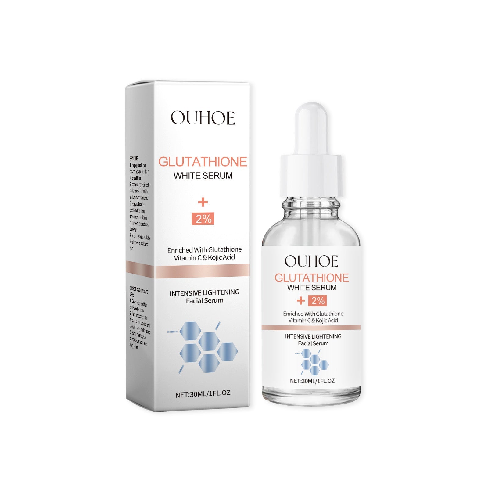 Kojic Acid Glutathione Essence Reduces Fine Lines Deep Moisturizing Moisturizing Whitening Skin Beauty Essence