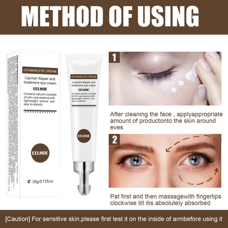 Jojoba Oil Essential Eye Cream, Firming And Lifting Eye Bags To Reduce Dark Circles Repair Eye Cream