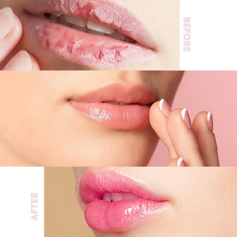 EELHOE Lip Sleeping Mask, Moisturizing Gently Exfoliating Dead Skin Plump Smooth Lip Mask