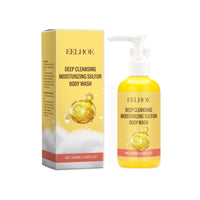 Sulphur Cleansing Shower Gel Moisturizes Body Skin, Relieves Dryness And Gently Cleans Refreshing Bath