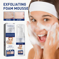 Exfoliating Mousse, Cleanser Skin Pore Control Oil Gently Cleanses Exfoliating Dead Blackheads