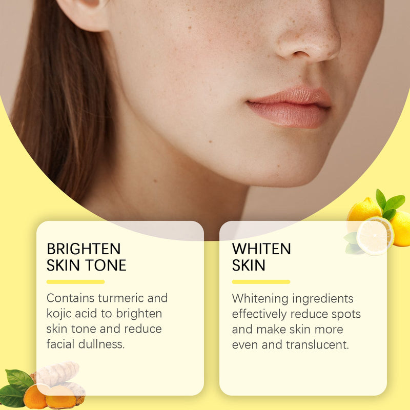 EELHOE Turmeric Cleansing Pad Gently Cleanses Face, Brightens And Nourishes Skin, Refreshing Skin Care Cleansing Pad