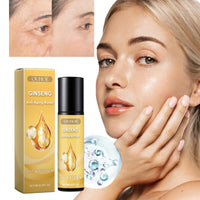 Ginseng Anti-Aging Roller, Moisturizing And Smoothing Fine Lines And Crow's Feet Skin Firming And Anti-Wrinkle Essence