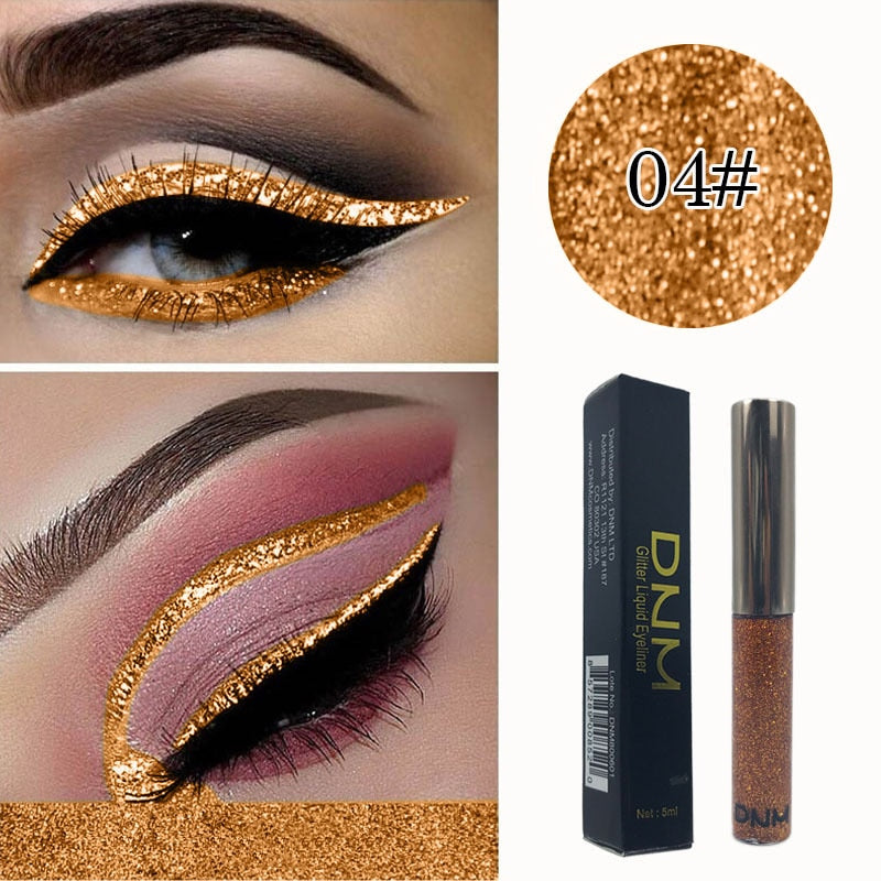 16 Colours Shiny Pearlescent Metallic Eyeliner Eyeshadow Pen Glitter Matte Liquid Eyeliner Waterproof Lasting Maquiagem TSLM1