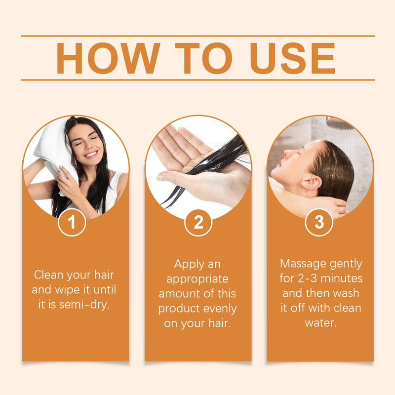 Hoegoa Keratin Repairs The Hair Membrane, Nourish Hair Knot Not Light, Smooth Hair Care Natural Luster Membrane