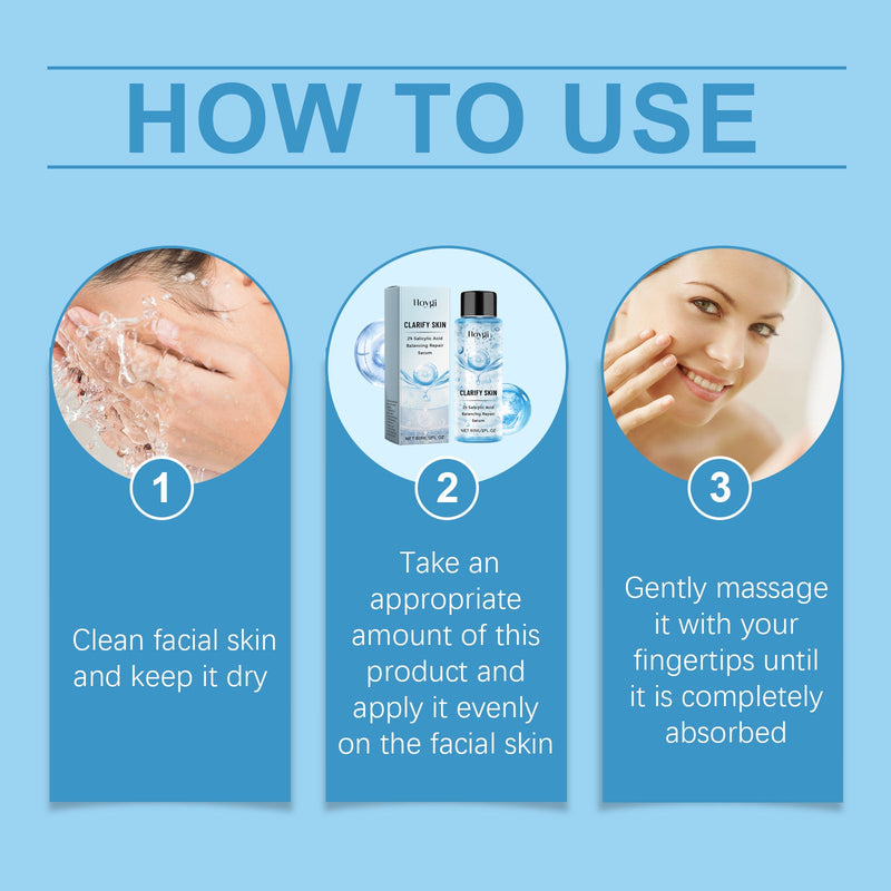 2% Salicylic Acid Balancing Repair Serum, Moisturizing And Improving Acne Closing Essence