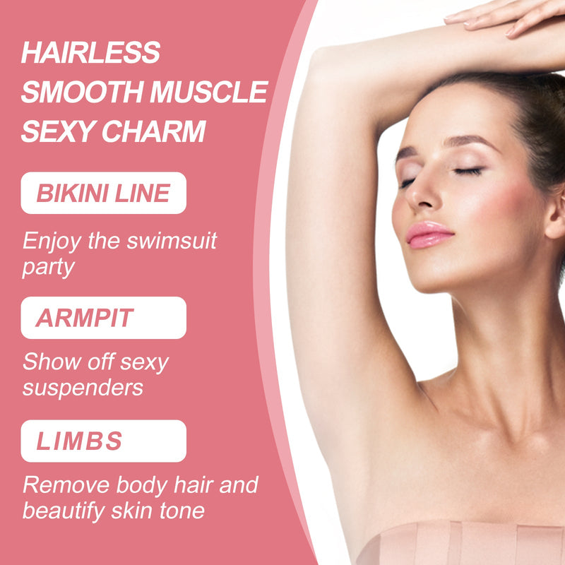 Hair Removal Cream, Underarm Leg Hand Hair Removal Mild Non-Irritating Smooth Delicate Skin Clean