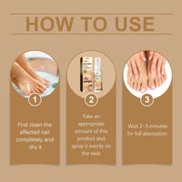 Onychomycosis Care Spray, Nail Spray Soft Nail Thick Nail Antibacterial Spray