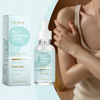 Tanning Drops, Gentle Moisturizing, Tanning And Even Skin Tone Moisturizing Wheat Skin Tone Care Solution