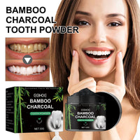 Bamboo Charcoal Tooth Powder Cleaning Bad Breath Stains Stains Stains Fresh Breath White Teeth Cleaning Powder