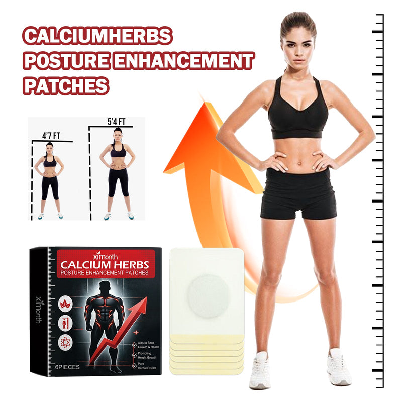 Calciumherbs Posture Enhancement Patches, Adult And Child Body Height Aid Long Length Stimulating Massage Health Care Patch