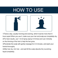 Men's Hair Spray, Dense Hair Solid Hair Hair Line Anti-Drop Treatment Fluid Thick