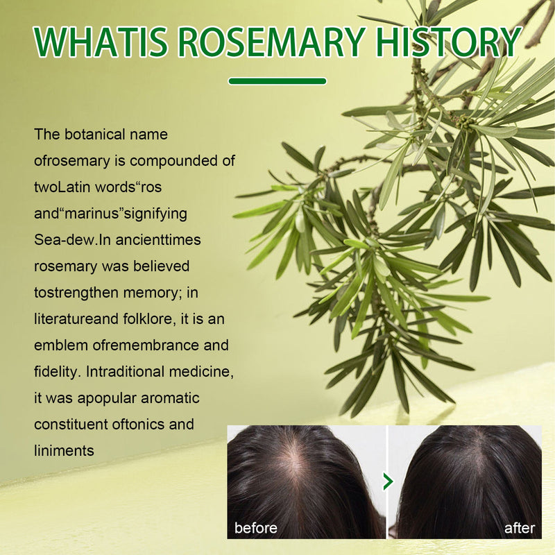 Rosemary Dense Hair Spray - Hydrates Roots, Restores Shine & Elasticity