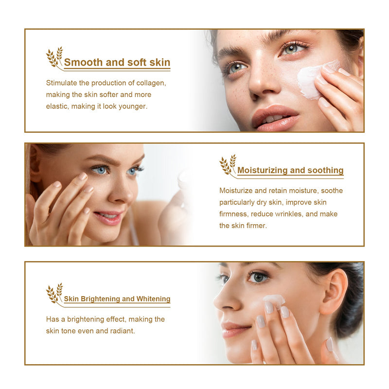 Rice Cream Deeply Hydrates And Restores Skin Barrier, Lighens Spots, Brighens And Even Skin Tone