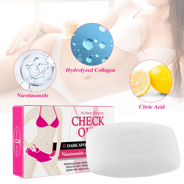 Handmade Soap Triangle Moisturizing Brightening Pink 40g Handmade Soap Whitening Soap