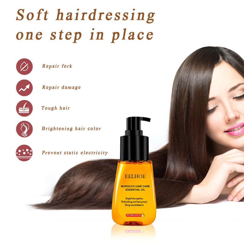 EELHOE Hair Essential Oil, Improve Frizz And Nourish Hair Oil Soften Hair Essential Oil