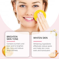 Eelhope Turmeric Acid Gentle Cleansing Pad, Facial Repair Skin Deep Clean, Brightening, Nourishing And Hydrating