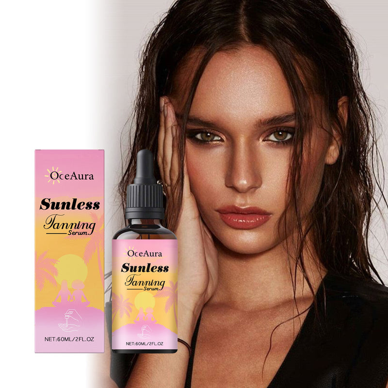 OceAura Anti-Tanning Essence, Outdoor Mild Moisturizing Anti-Sunburn Anti-Tanning Wheat Black Brightening Skin Essence