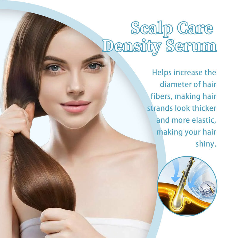 Scalp Care Density Serum, Moisturizing And Nourishing Hair Root Thickening Hair Luster Soft And Dense Hair Solution