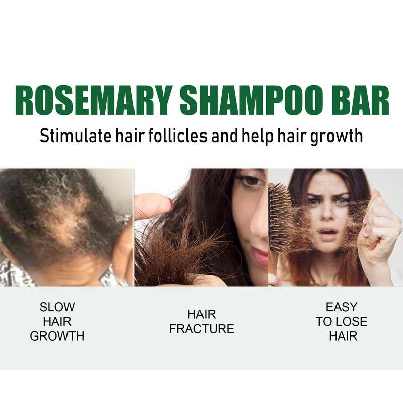 Rosemary Dense Shampoo Cleanses Scalp, Improves Dry Hair, Removes Dandruff, Strengthens Hair And Prevents Hair Loss