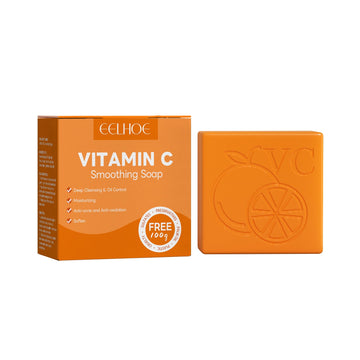 EELHOE Vitamin C Whitening Soap For Blemish Reduction Deep Clean Moisturizing And BrighTening Skin Beauty Soap