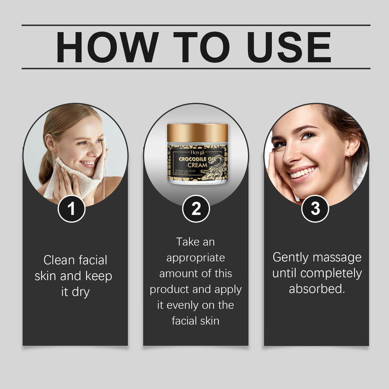 Crocodile Oil Moisturizing Tender Face Cream Hydrates And Moisturizes Facial Skin