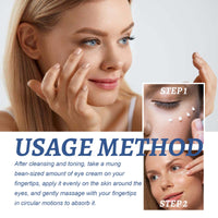 Ouhoe Firming Eye Gel, Anti-Wrinkle, Light Up Fine Lines And Dark Circles Under Eyes Firming And Hydrating Moisturizing Gel