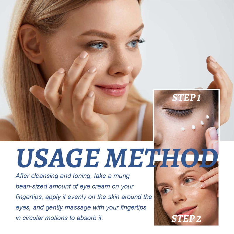 Ouhoe Firming Eye Gel, Anti-Wrinkle, Light Up Fine Lines And Dark Circles Under Eyes Firming And Hydrating Moisturizing Gel
