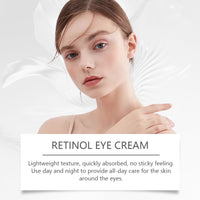 Retinol Eye Cream, Hydrating, Moisturizing, Firming And Smoothing Skin Around Eyes Eye Massage Care Cream