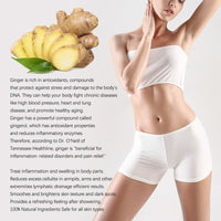 Ginger Body Sculpting Shower Gel, Dredging Slimming Body, Firming Waist Lymph Lazy People Clean And Moist Skin