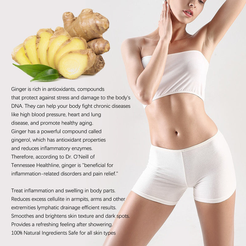 Ginger Body Sculpting Shower Gel, Dredging Slimming Body, Firming Waist Lymph Lazy People Clean And Moist Skin