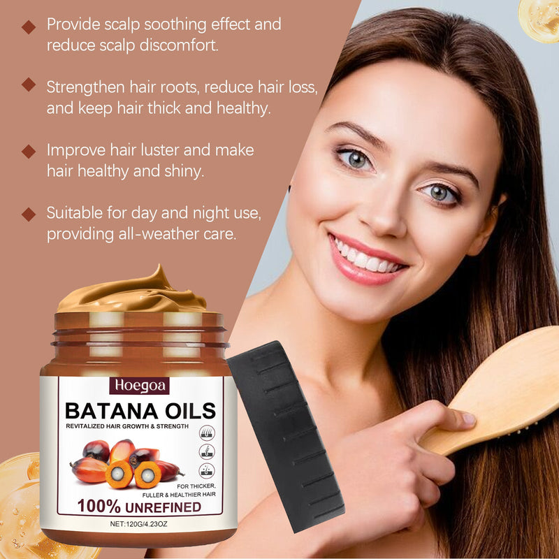 Batana Oil Hair Care Cream Nourishes And Restores Hair Ends, Improves Dry And Frizzy Hair And Brightens Hair Care Cream
