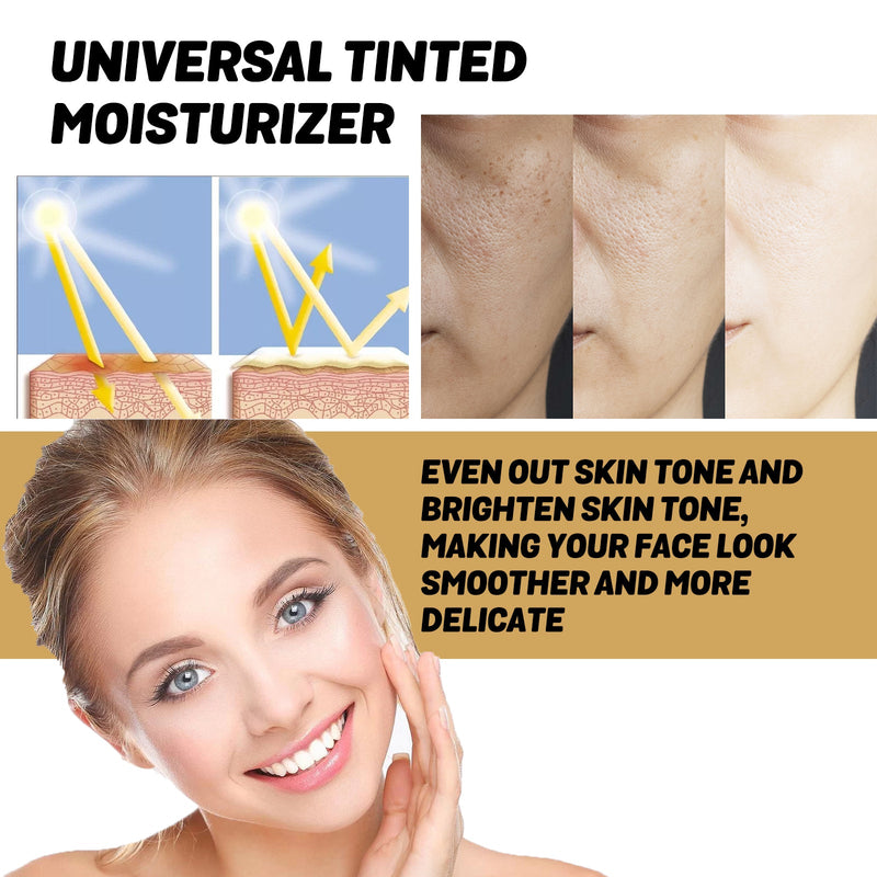 Universal Tinted Moisturizer, Moisturizing And Repairing Skin And Face Uv Protection Cream