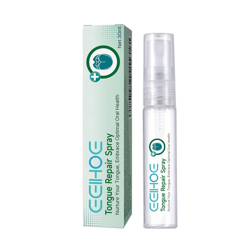 Tongue Repair Spray Repair Tongue Whitening To Relieve Dry, Cracked And Swollen Tongue Oral Care Spray