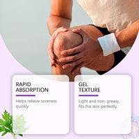 Ximonth Body Massage Gel Daily Care For Joints Knees Elbows Shoulders Comfortable External Application Gel