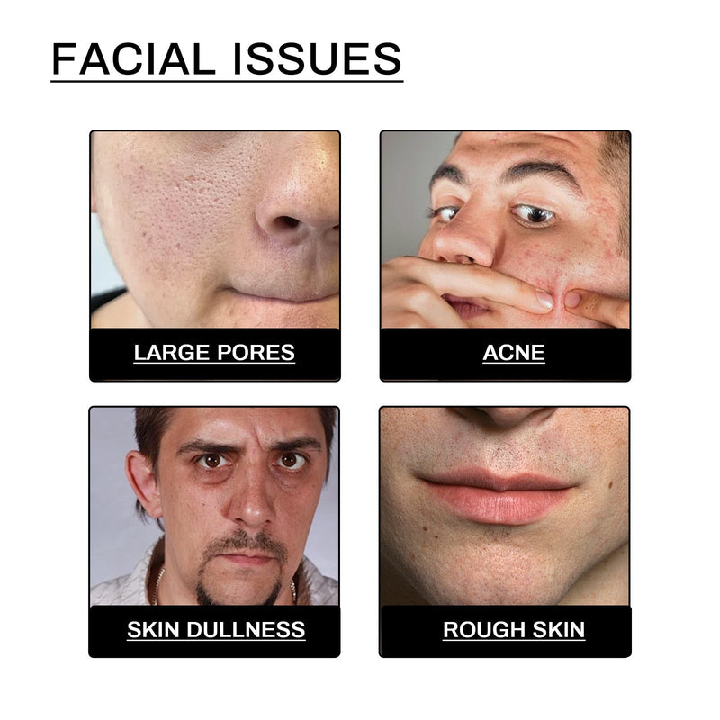Men's Daily Facial Cleanser Deeply Cleans, Tightens Skin Pores, Moisturizes And Brightens